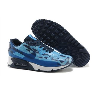 Nike Air Max 90 Hyperfuse Prm 2014 25 Anniversary Mens Shoes Deep Blue Discount Code